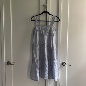 Madewell blue/white striped mini dress - size 2